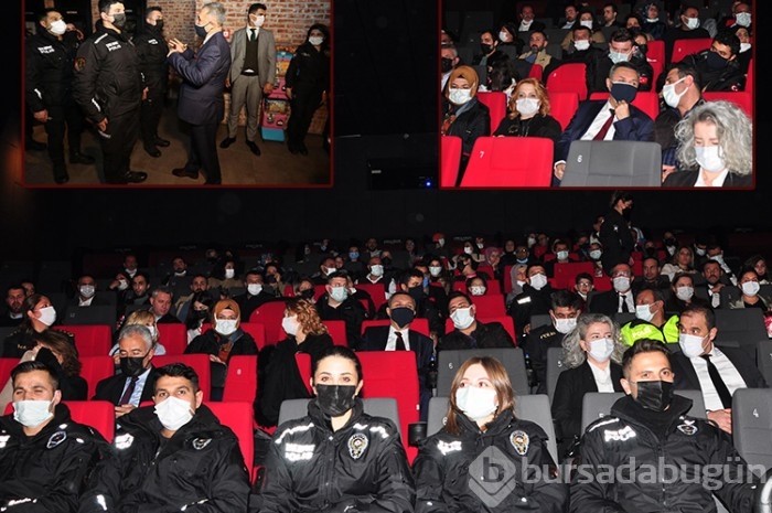 Bursa'da şehit aileleri "Kesişme: Eren İyi ki Varsın" filminde buluştu