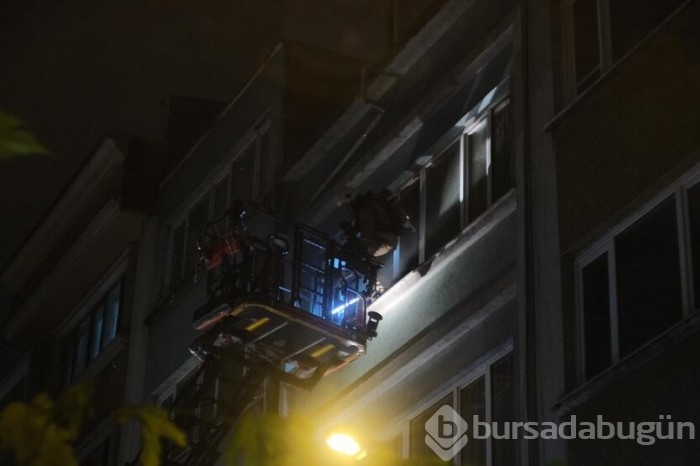 4 katlı binada yangın!
