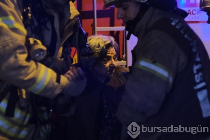 4 katlı binada yangın!