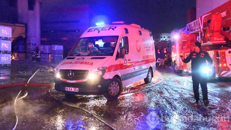 Bursa'da kimya fabrikasında yangın! Patlamalar yaşandı