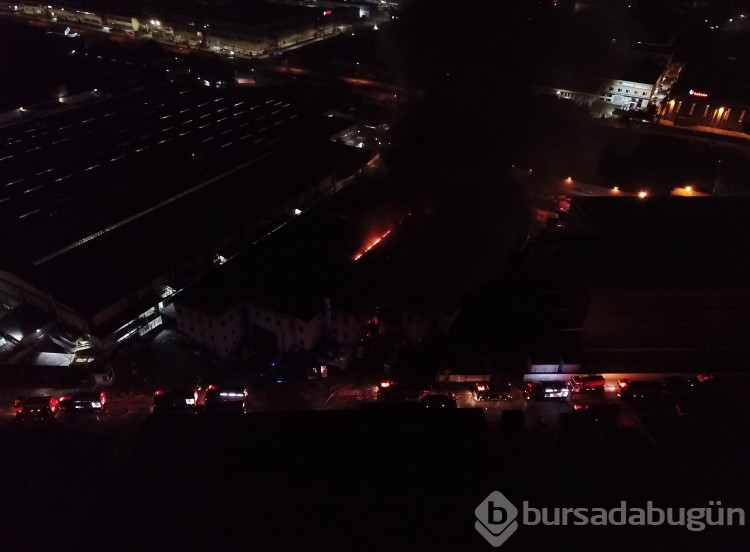 Bursa'da kimya fabrikasında yangın! Patlamalar yaşandı