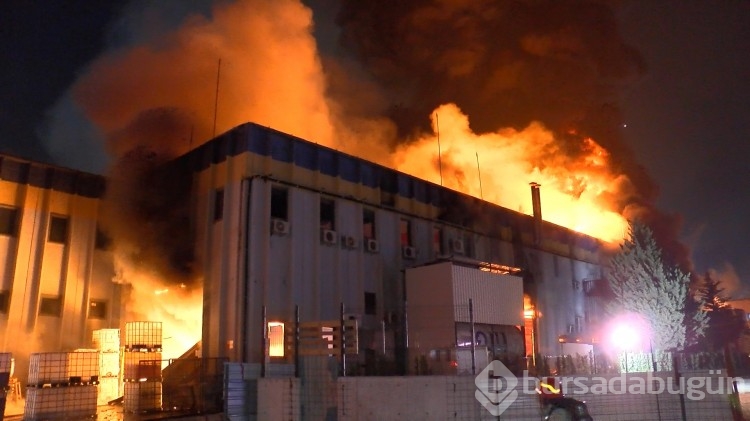 Bursa'da kimya fabrikasında yangın! Patlamalar yaşandı