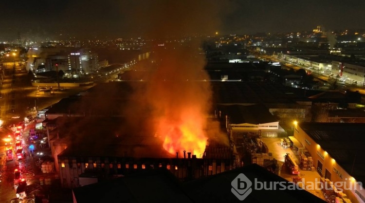Bursa'da kimya fabrikasında yangın! Patlamalar yaşandı