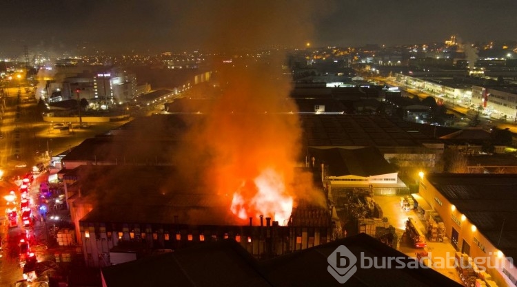 Bursa'da kimya fabrikasında yangın! Patlamalar yaşandı