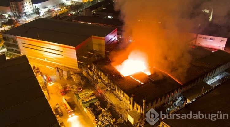 Bursa'da kimya fabrikasında yangın! Patlamalar yaşandı
