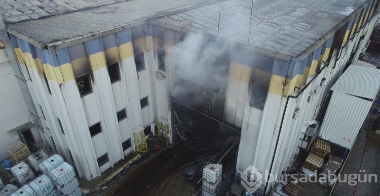 Bursa'da kimya fabrikasında yangın! Patlamalar yaşandı