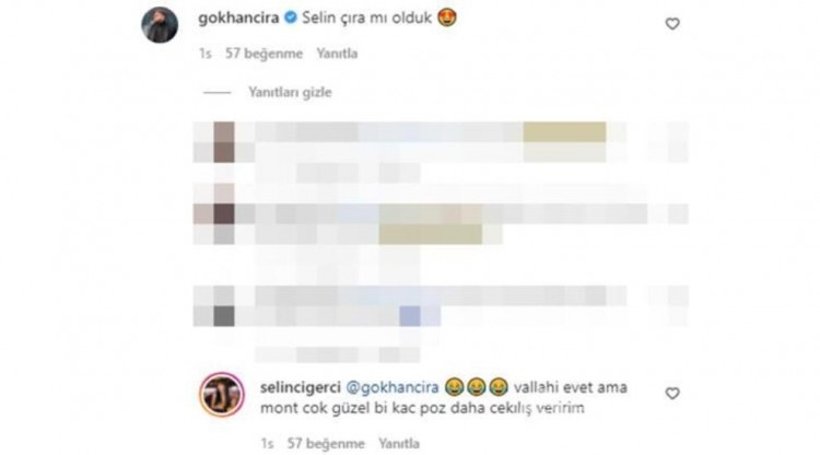 Selin Ciğerci paylaştı, Gökhan Çıra kayıtsız kalamadı!