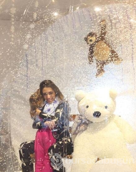 Rachel Araz çocuklardan daha fazla eğlendi
