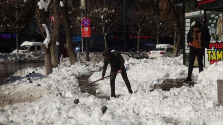 Kar yağışı sonrası hayat normale dönüyor!