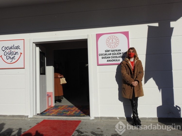 Çocuklar Gülsün Diye Derneği'nin 41. Anaokulu, Siirt - Baykan'da açıldı