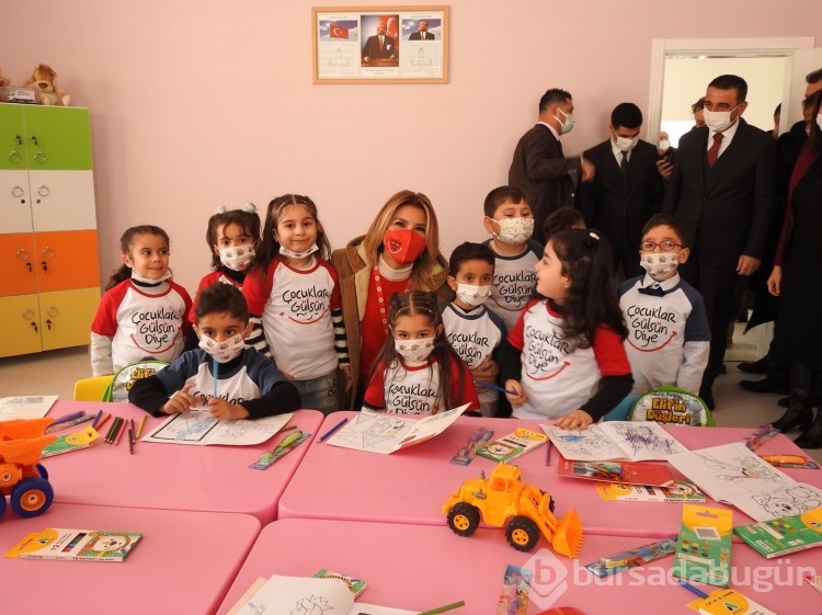 Çocuklar Gülsün Diye Derneği'nin 41. Anaokulu, Siirt - Baykan'da açıldı