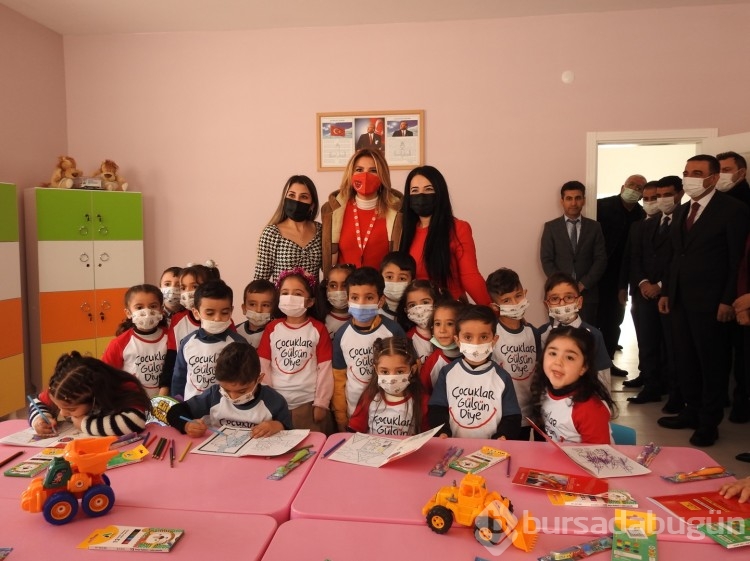 Çocuklar Gülsün Diye Derneği'nin 41. Anaokulu, Siirt - Baykan'da açıldı