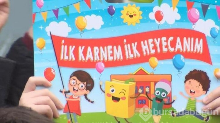 Öğrencilerin karne heyecanı!
