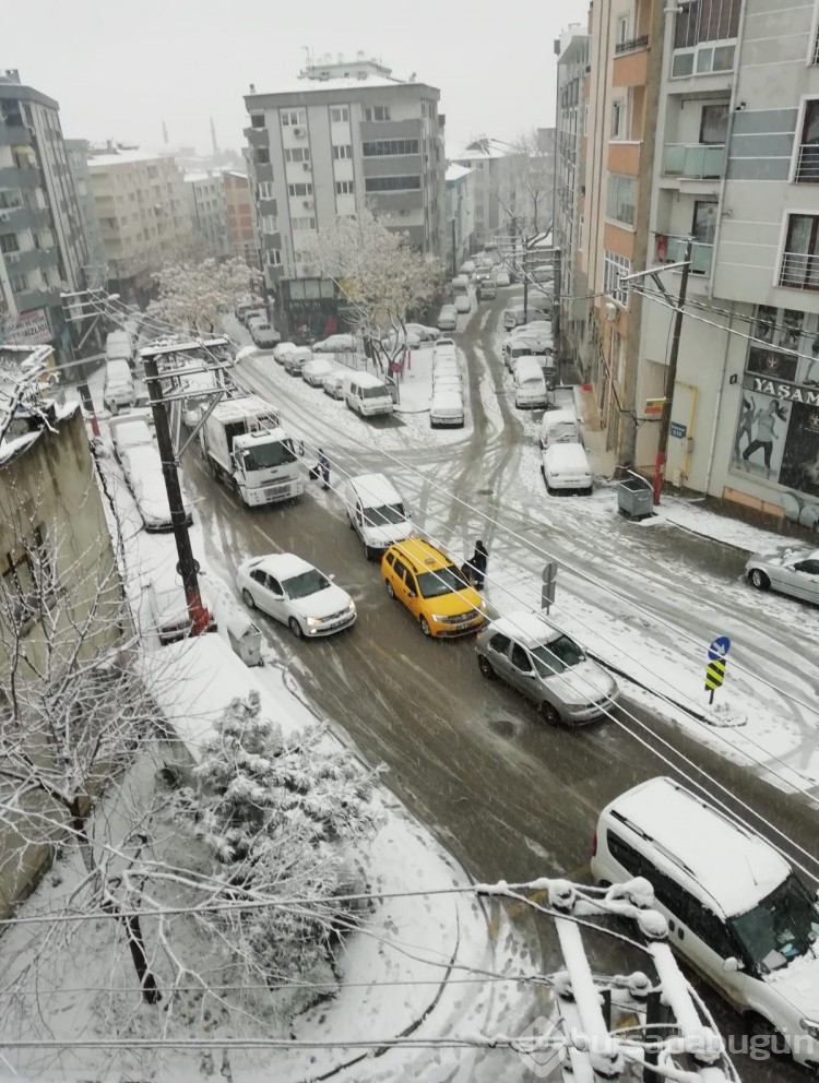 Bursa'dan kar manzaraları 