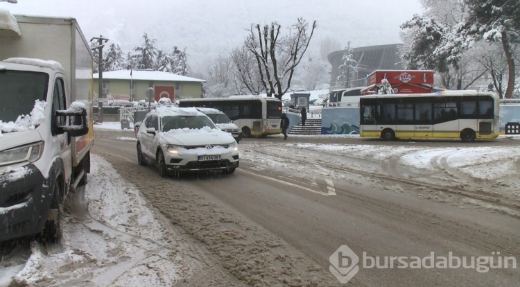 Bursa'dan kar manzaraları 