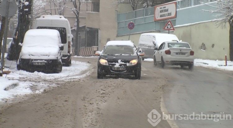 Bursa'dan kar manzaraları 