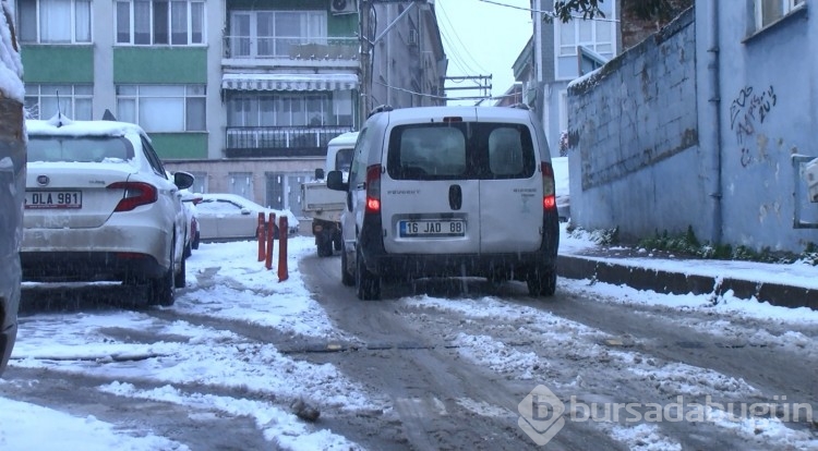 Bursa'dan kar manzaraları 