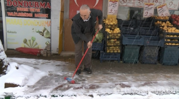 Bursa'dan kar manzaraları 