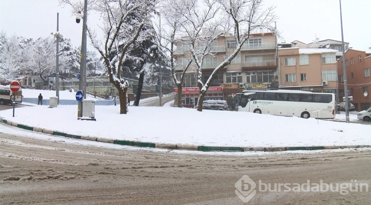 Bursa'dan kar manzaraları 