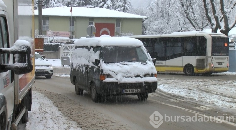 Bursa'dan kar manzaraları 