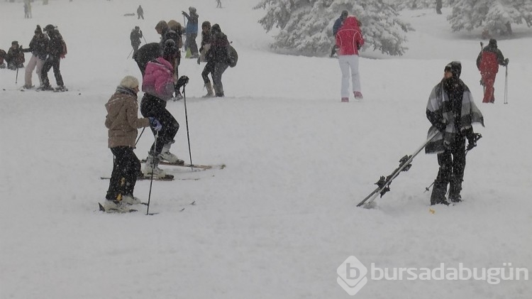 Bursa'dan kar manzaraları 