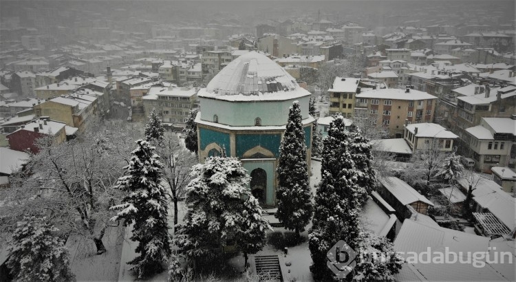 Bursa'dan kar manzaraları 