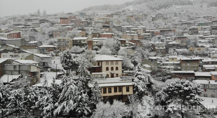 Bursa'dan kar manzaraları 