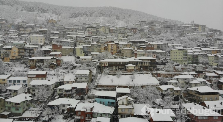 Bursa'dan kar manzaraları 