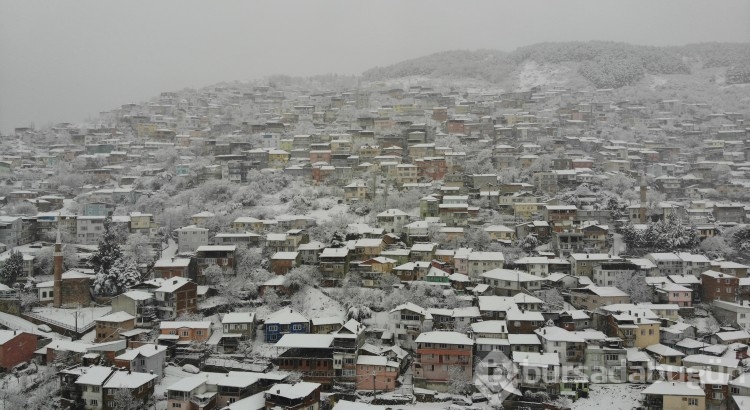 Bursa'dan kar manzaraları 