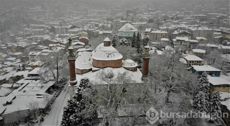 Bursa'dan kar manzaraları 