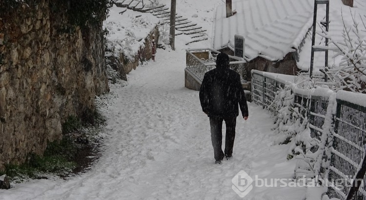 Bursa'dan kar manzaraları 