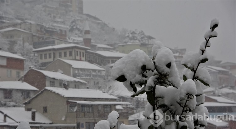 Bursa'dan kar manzaraları 