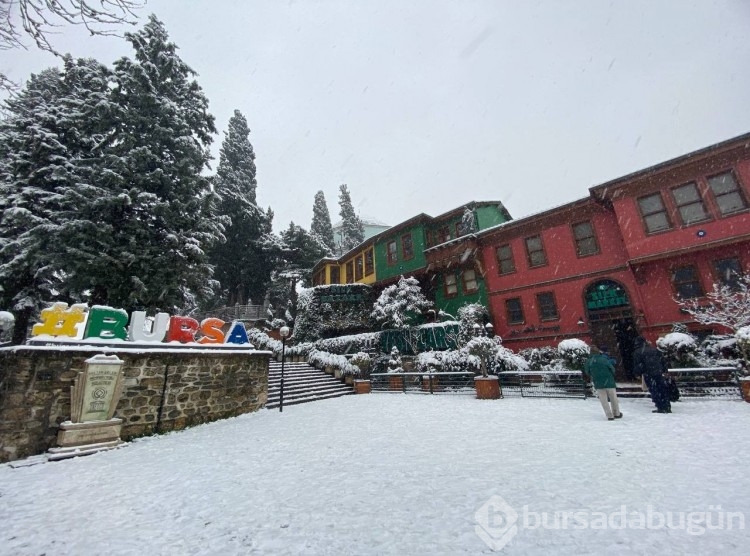 Bursa'dan kar manzaraları 