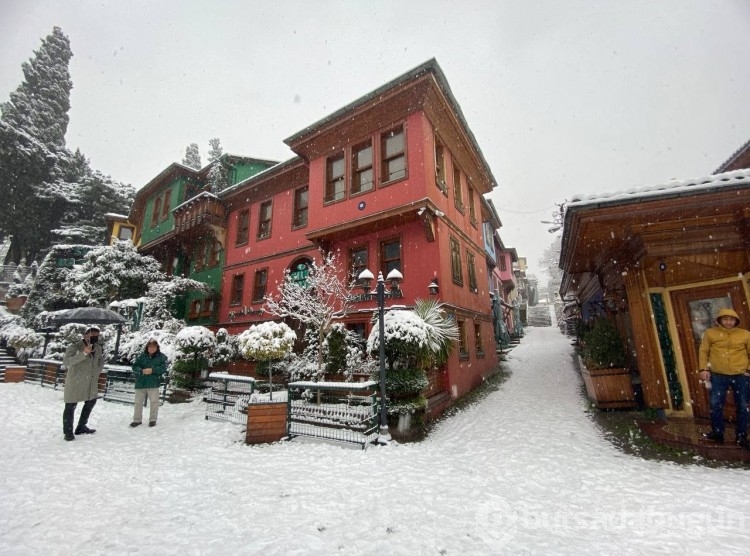 Bursa'dan kar manzaraları 