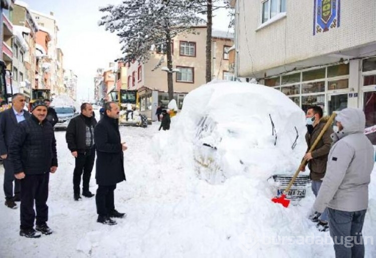 Ordu'da kar insan boyunu geçti!