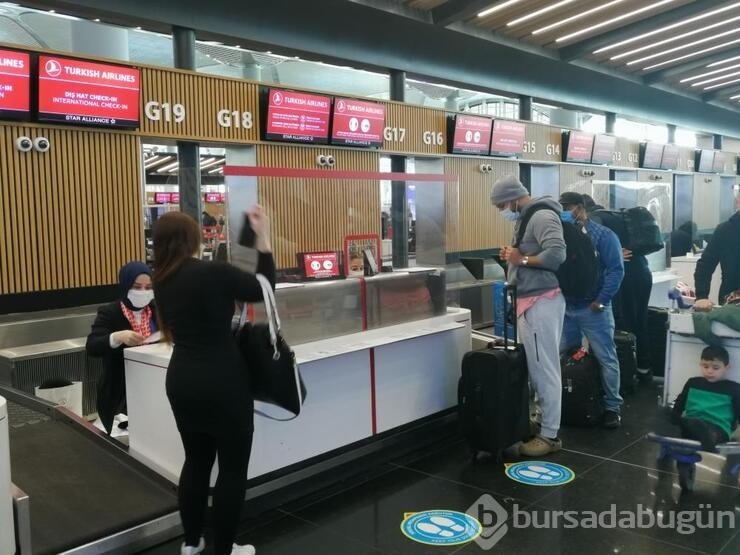Havalimanı'nda uçuşlar artarak devam ediyor...
