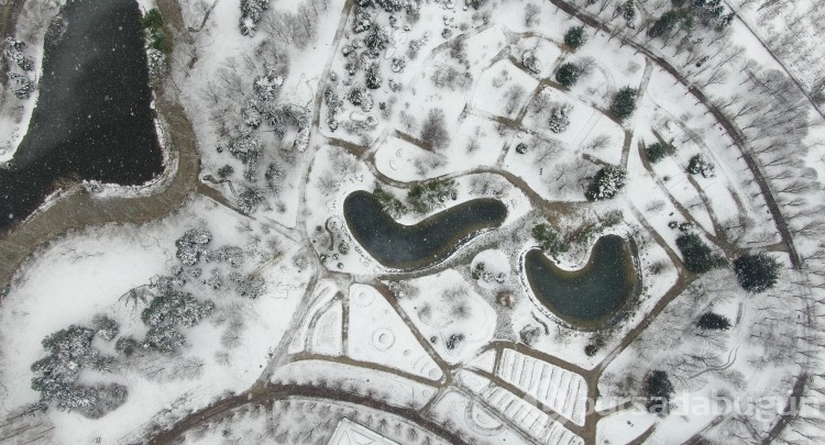 Bursa'da Botanik Park kar yağınca hayvanlara kaldı!