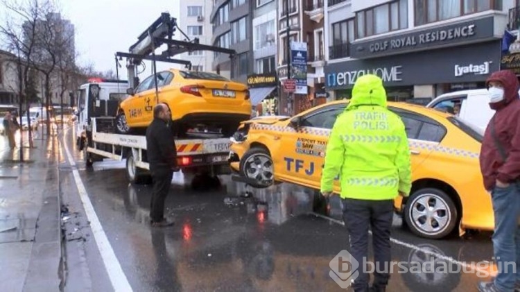 Kaza yapan taksici özür diledi!