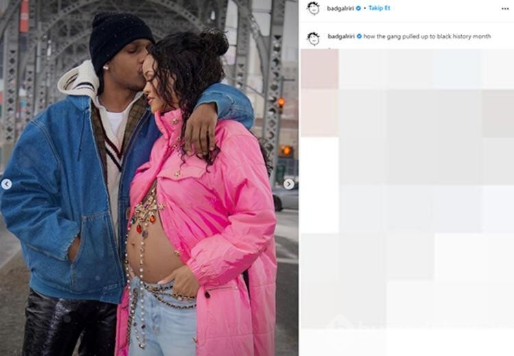 Rihanna'dan yeni poz!
