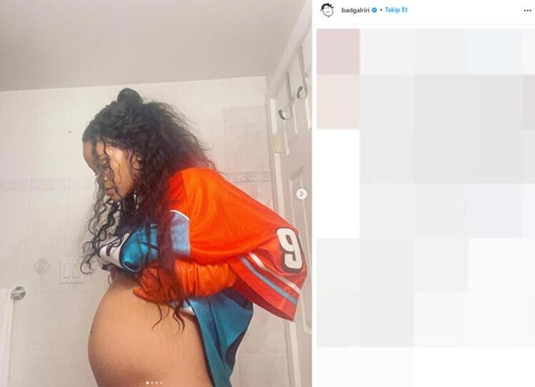 Rihanna'dan yeni poz!