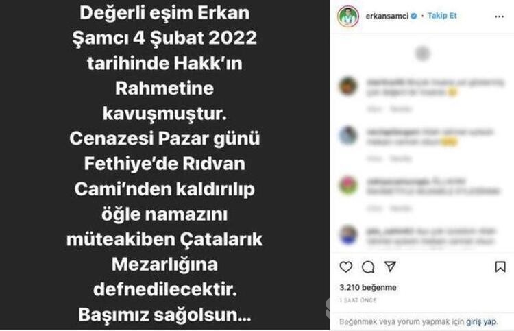 Erkan Şamcı son yolculuğuna uğurlandı
