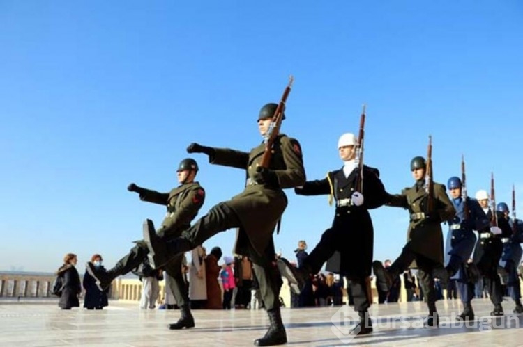 Onlar Anıtkabir'in nöbetçi askerleri
