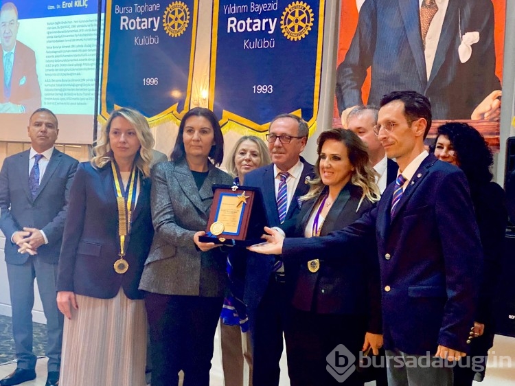 Yıldırım Bayezid'in Rotary Meslek Hizmet Ödülleri sahiplerini buldu