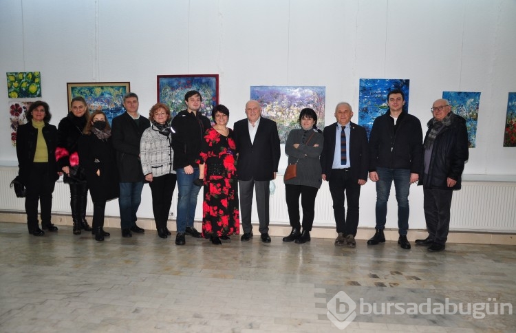 Berrin Buzcular Yılmaz 11.nci kişisel resim sergisini açtı