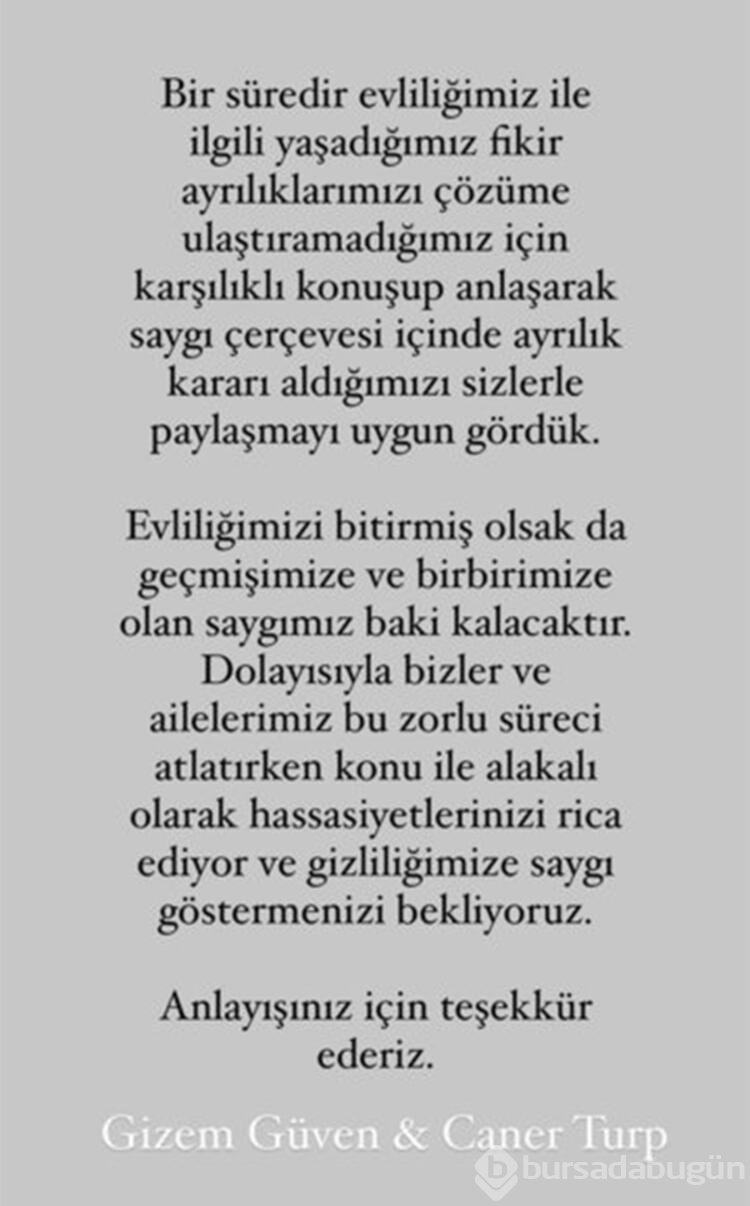Gizem Güven ile Caner Turp çiftinden kötü haber...