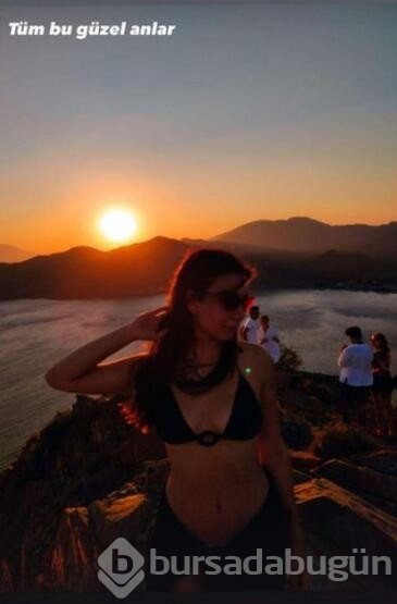 Birsu Demir bikinili pozunu paylaştı!