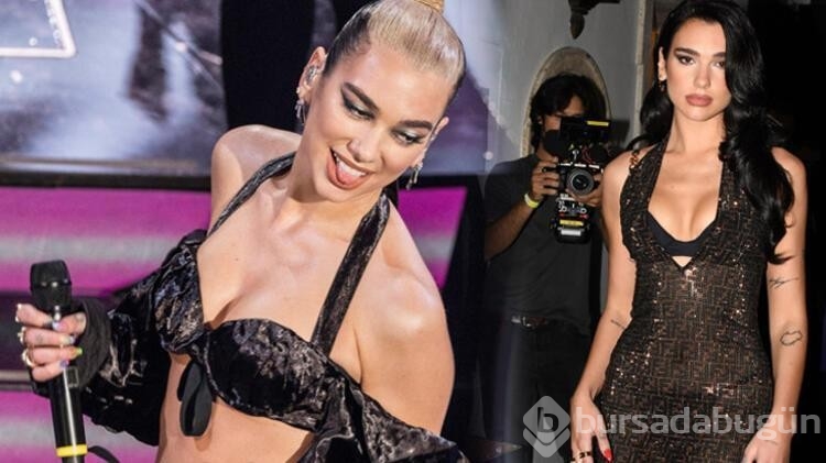 Dua Lipa'dan konser öncesi plaj keyfi...