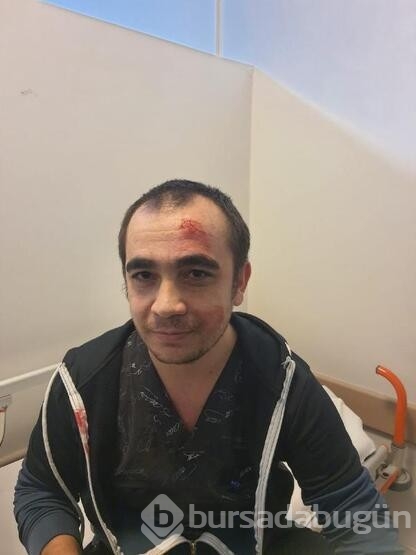 Sağlık çalışanlarını darp etti...