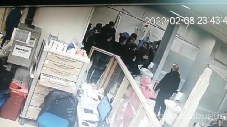 Sağlık çalışanlarını darp etti...