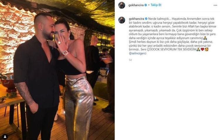 Selin Ciğerci ve Gökhan Çıra'dan yeni paylaşım!